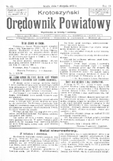 Krotoszyński Orędownik Powiatowy 1933.08.09 R.58 Nr62