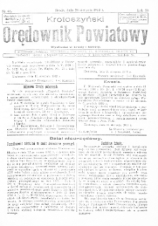 Krotoszyński Orędownik Powiatowy 1933.08.23 R.58 Nr66