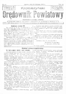 Krotoszyński Orędownik Powiatowy 1933.08.26 R.58 Nr67
