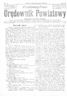 Krotoszyński Orędownik Powiatowy 1933.09.13 R.58 Nr72