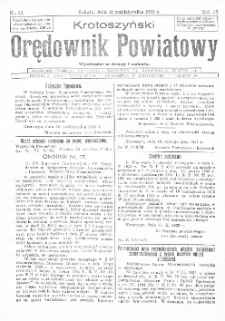 Krotoszyński Orędownik Powiatowy 1933.10.21 R.58 Nr83