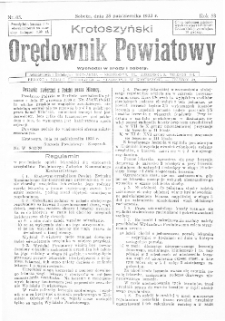 Krotoszyński Orędownik Powiatowy 1933.10.28 R.58 Nr85