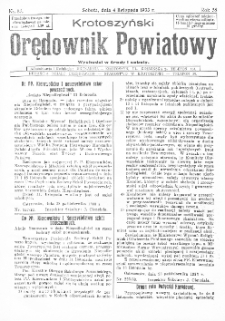 Krotoszyński Orędownik Powiatowy 1933.11.04 R.58 Nr87