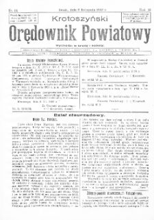 Krotoszyński Orędownik Powiatowy 1933.11.08 R.58 Nr88