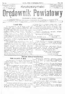 Krotoszyński Orędownik Powiatowy 1933.11.14 R.58 Nr90