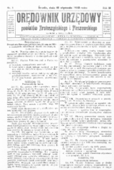 Orędownik Urzędowy Powiatów Krotoszyńskiego i Pleszewskiego 1928.01.18 R.55 Nr5