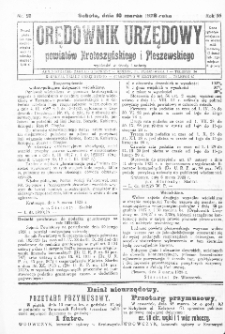 Orędownik Urzędowy Powiat&oacute;w Krotoszyńskiego i Pleszewskiego 1928.03.10 R.55 Nr20