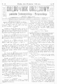 Orędownik Urzędowy Powiatów Krotoszyńskiego i Pleszewskiego 1928.03.21 R.55 Nr23