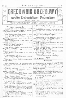 Orędownik Urzędowy Powiat&oacute;w Krotoszyńskiego i Pleszewskiego 1928.05.02 R.55 Nr35