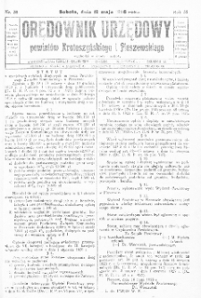Orędownik Urzędowy Powiatów Krotoszyńskiego i Pleszewskiego 1928.05.12 R.55 Nr38