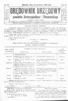 Orędownik Urzędowy Powiatów Krotoszyńskiego i Pleszewskiego 1928.06.09 R.55 Nr46