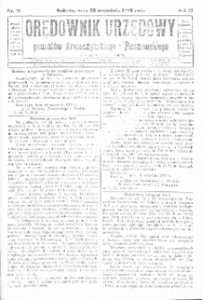 Orędownik Urzędowy Powiatów Krotoszyńskiego i Pleszewskiego 1928.09.22 R.55 Nr76