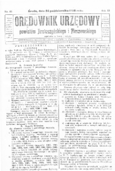 Orędownik Urzędowy Powiatów Krotoszyńskiego i Pleszewskiego 1928.10.24 R.55 Nr85