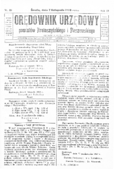 Orędownik Urzędowy Powiatów Krotoszyńskiego i Pleszewskiego 1928.11.07 R.55 Nr89