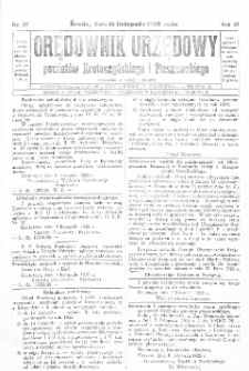 Orędownik Urzędowy Powiat&oacute;w Krotoszyńskiego i Pleszewskiego 1928.11.14 R.55 Nr91