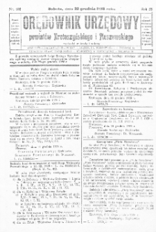 Orędownik Urzędowy Powiatów Krotoszyńskiego i Pleszewskiego 1928.12.22 R.55 Nr102