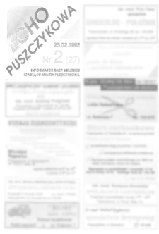 Echo Puszczykowa 1993.02.25 Nr2(27)