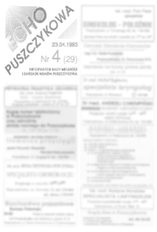 Echo Puszczykowa 1993.04.23 Nr4(29)