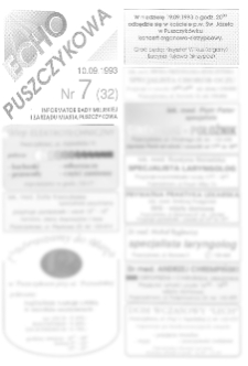 Echo Puszczykowa 1993.09.10 Nr7(32)