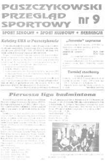 Puszczykowski Przegląd Sportowy Nr9