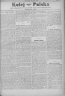 Kolej Polska: tygodnik poświęcony zagadnieniom i rozwojowi polskich dr&oacute;g żelaznych, sprawom zawodowym i życiu kolejarzy: bezplatny dodatek do "Postępu" 1922.01.13 R.2 Nr2