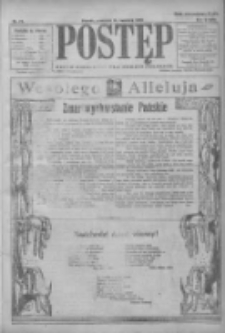 Postęp: pismo codzienne dla rodzin polskich 1922.04.16 R.33 Nr87