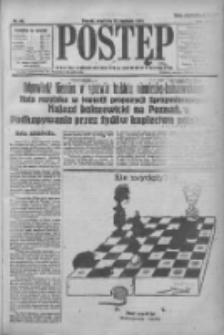 Postęp: pismo codzienne dla rodzin polskich 1922.04.23 R.33 Nr92