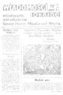 Wiadomości Lokalne 1991 R.2 Nr12(16)