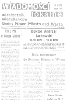 Wiadomości Lokalne 1992 R.4 Nr3(31)