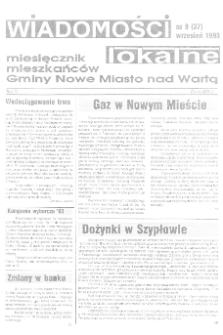 Wiadomości Lokalne 1993 R.4 Nr9(37)