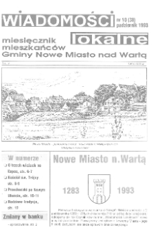 Wiadomości Lokalne 1993 R.4 Nr10(38)