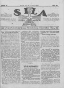 Siła: organ Chrześcijańskiego Narodowego Stronnictwa Pracy 1922.04.27 R.2 Nr16