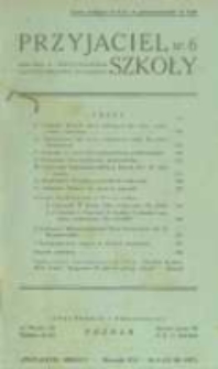Przyjaciel Szkoły. 1937 R.16 nr6