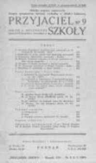 Przyjaciel Szkoły. 1937 R.16 nr9