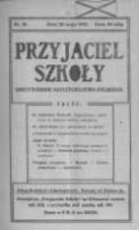 Przyjaciel Szkoły. 1922 R.1 nr10