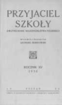 Przyjaciel Szkoły. 1936 R.15 nr1-2