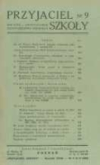 Przyjaciel Szkoły. 1939 R.18 nr9