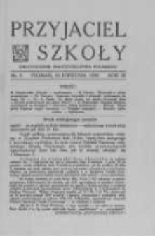 Przyjaciel Szkoły. 1930 R.9 nr8