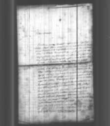 Teofil Łapiński do Władysława Zamoyskiego