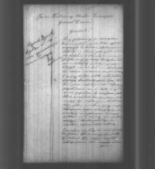 J&oacute;zef Żaczyński do Władysława Zamoyskiego. Konstantynopol 27 X 1856 r.