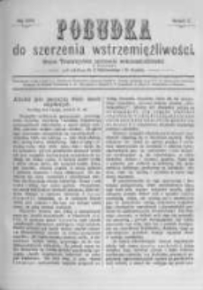 Pobudka Do Szerzenia Wstrzemięźliwości. 1891 R.1 maj