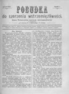 Pobudka Do Szerzenia Wstrzemięźliwości. 1891 R.1 październik