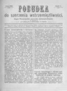 Pobudka Do Szerzenia Wstrzemięźliwości. 1891 R.1 listopad