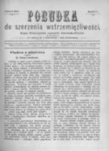 Pobudka Do Szerzenia Wstrzemięźliwości. 1892 R.2 październik