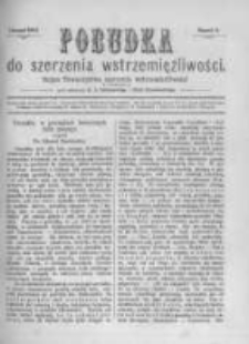Pobudka Do Szerzenia Wstrzemięźliwości. 1892 R.2 listopad