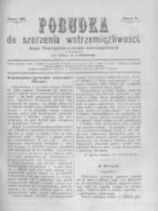 Pobudka Do Szerzenia Wstrzemięźliwości. 1894 R.4 styczeń