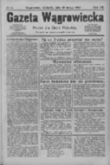 Gazeta Wągrowiecka: pismo dla ziemi pałuckiej 1927.02.20 R.7 Nr22