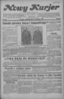 Nowy Kurjer 1927.08.21 R.38 Nr190
