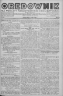 Orędownik na powiaty nowotomyski i wolsztyński 1938.05.07 R.19 Nr52