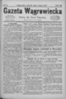Gazeta Wągrowiecka: pismo dla ziemi pałuckiej 1927.07.05 R.7 Nr78